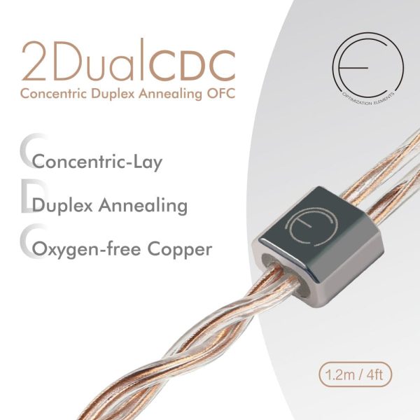 OE Audio 2DualCDC Oxygen-Free-Copper IEM Upgrade Cable Sale