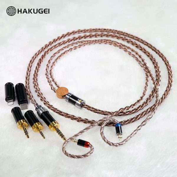 HAKUGEI Ancient Vine 7N Single Crystal Copper Graphene Litz Earphone Cable Discount