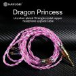 HAKUGEI Dragon Princess   Ziyan Litz Silver-plated 7N Single Crystal Copper Upgraded Headphone Cable For Sale