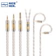 NiceHCK MoonGod Japan Silver Plated Furukawa Copper HiFi Earphone Cable Sale