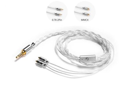 DD ddHiFi M120A 3.5mm Earphone Cable With In-Line Controls and Microphone - MMCX & 2-Pin 0.78 Connector Fashion