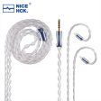 NiceHCK GalaxyLab 7N 9µm Silver Foil Plated OCC + Silver Plated Induction Annealing Copper Cable Online now