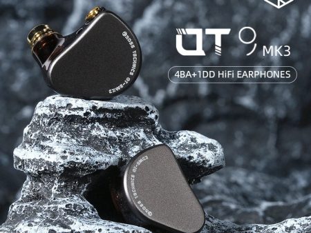 Rose Technics QT9-MK3 1DD + 4BA Hybrid In-Ear HiFi Headphones Hot on Sale