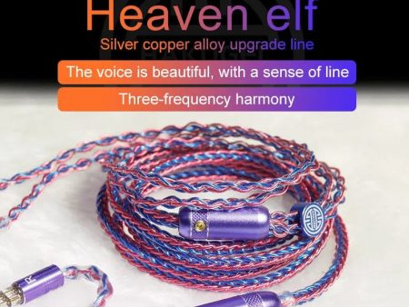 HAKUGEI Heaven Elf Silver Copper Alloy Upgrade HiFi Earphone Cable Hot on Sale