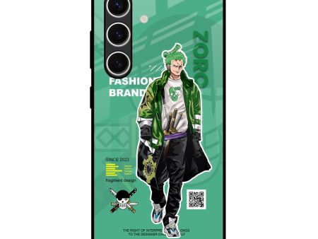 Zoro Bape Glass Case for Samsung Galaxy S24 FE 5G For Sale