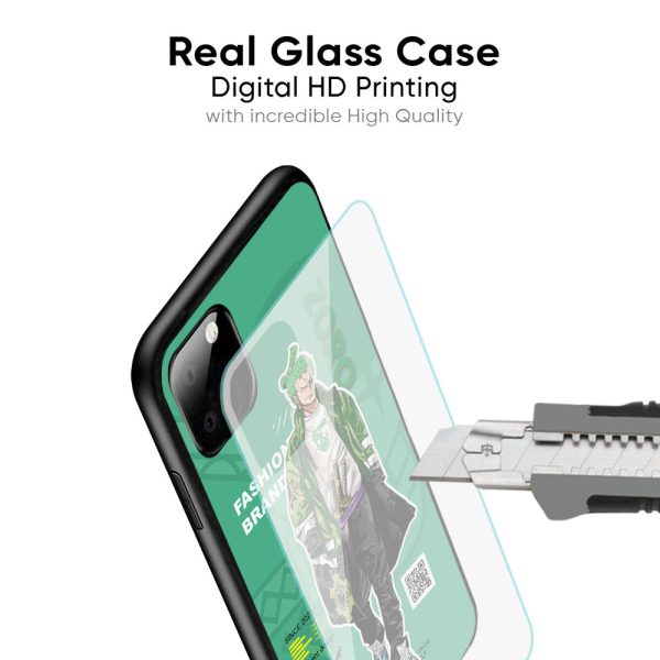 Zoro Bape Glass Case for Samsung Galaxy S24 FE 5G For Sale