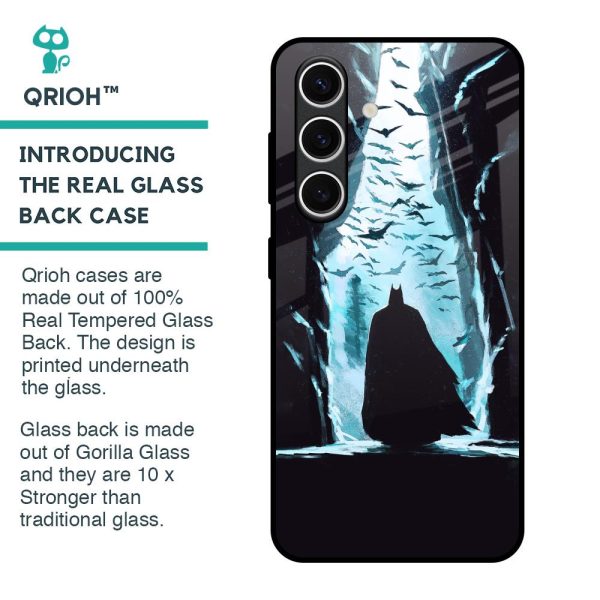 Dark Man In Cave Glass Case for Samsung Galaxy S24 FE 5G Online now