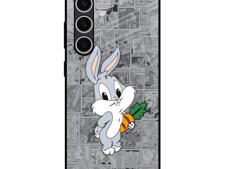 Cute Baby Bunny Glass Case for Samsung Galaxy S24 FE 5G Sale