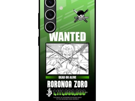 Zoro Wanted Glass Case for Samsung Galaxy S24 FE 5G Online