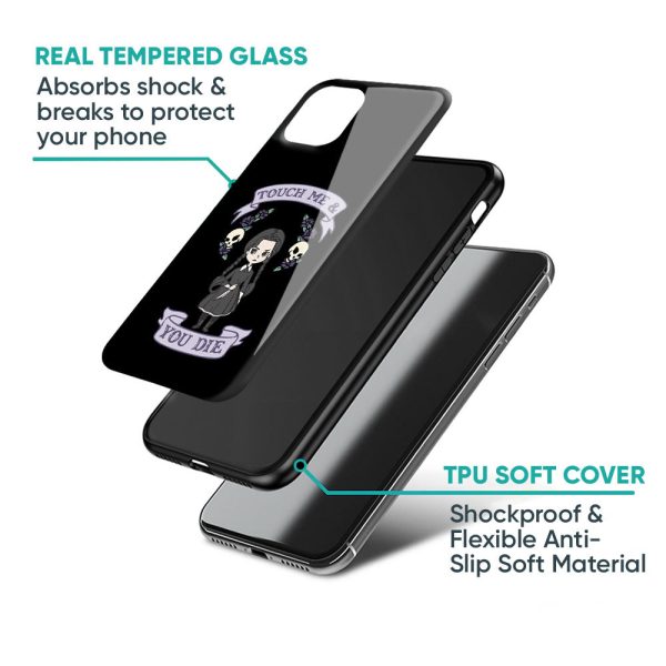 Touch Me & You Die Glass Case for Samsung Galaxy S24 FE 5G Fashion