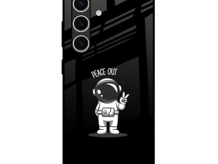 Peace Out Astro Glass Case for Samsung Galaxy S24 FE 5G Online Sale