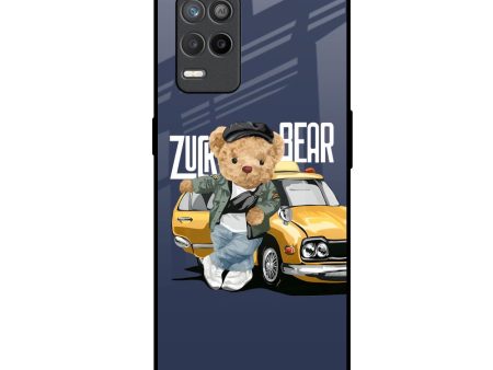 Adventurous Bear Glass Case for Realme 9 5G Online now