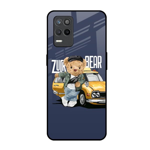 Adventurous Bear Glass Case for Realme 9 5G Online now