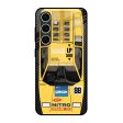 Yellow Racing Car Glass Case for Samsung Galaxy S24 FE 5G on Sale