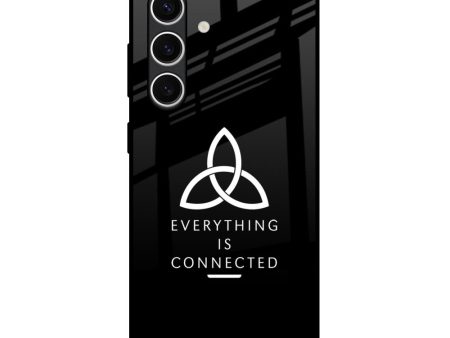 Everything Is Connected Glass Case for Samsung Galaxy S24 FE 5G Fashion