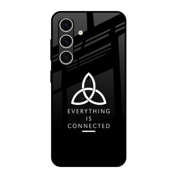 Everything Is Connected Glass Case for Samsung Galaxy S24 FE 5G Fashion