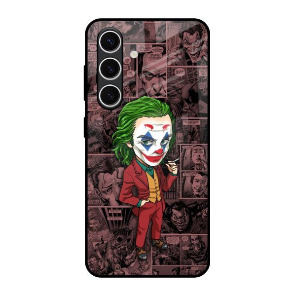 Joker Cartoon Glass Case for Samsung Galaxy S24 FE 5G Hot on Sale