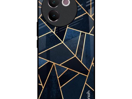 Abstract Tiles Glass Case for Vivo V30e For Sale