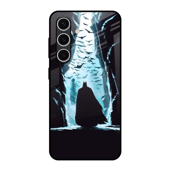 Dark Man In Cave Glass Case for Samsung Galaxy S24 FE 5G Online now