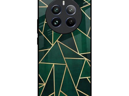 Abstract Green Glass Case For Realme 12 Pro Plus 5G on Sale