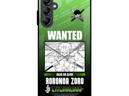 Zoro Wanted Glass Case for Samsung Galaxy A14 5G Cheap