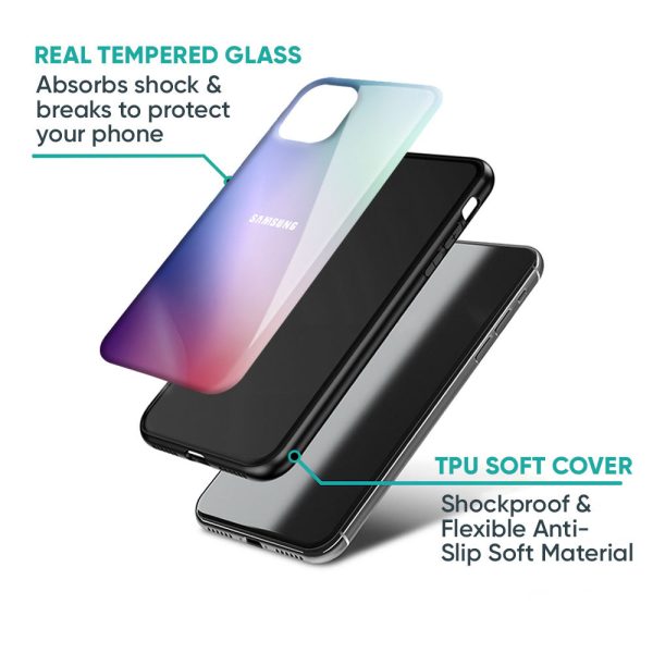 Abstract Holographic Glass Case for Samsung Galaxy M53 5G Online Sale