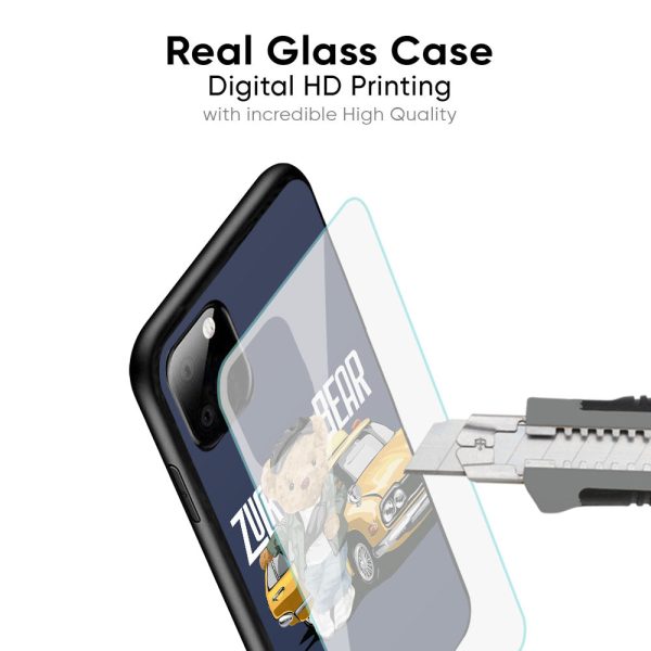 Adventurous Bear Glass Case for Realme 9 5G Online now