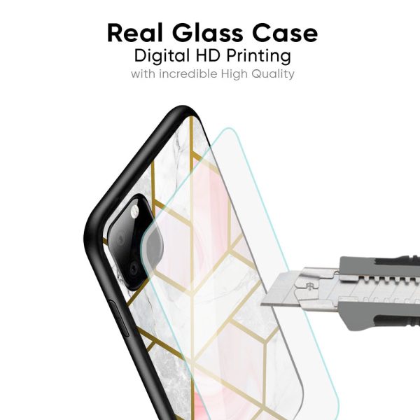 Geometrical Marble Glass Case for Realme 12 Pro Plus 5G Supply