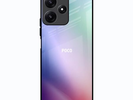 Abstract Holographic Glass Case for Poco M6 Pro 5G Online now