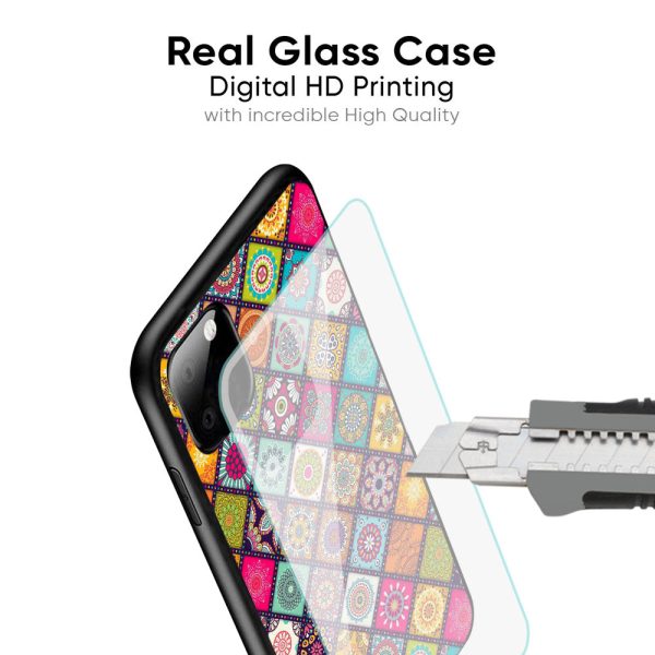 Multicolor Mandala Glass Case for Oppo Reno8 5G Supply