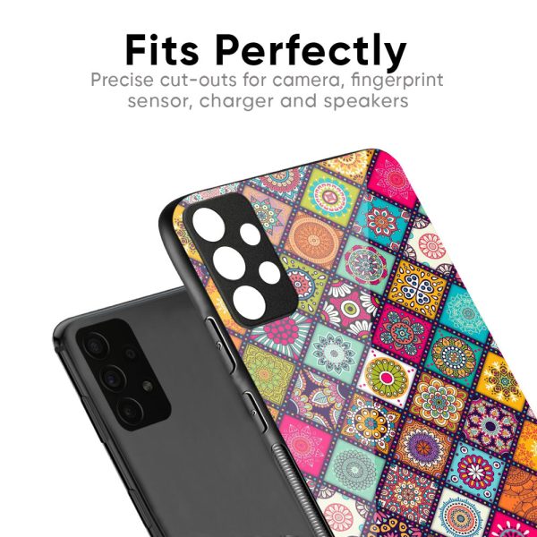 Multicolor Mandala Glass Case for Oppo Reno8 5G Supply