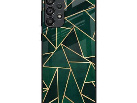 Abstract Green Glass Case For Samsung Galaxy A73 5G Online Sale