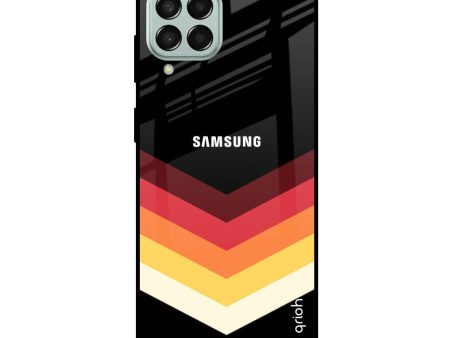 Abstract Arrow Pattern Glass Case For Samsung Galaxy M53 5G Cheap