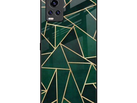 Abstract Green Glass Case For Vivo V20 Pro Discount