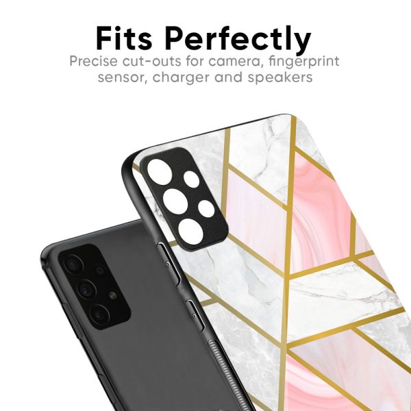 Geometrical Marble Glass Case for Realme 12 Pro Plus 5G Supply