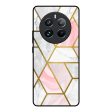 Geometrical Marble Glass Case for Realme 12 Pro Plus 5G Supply