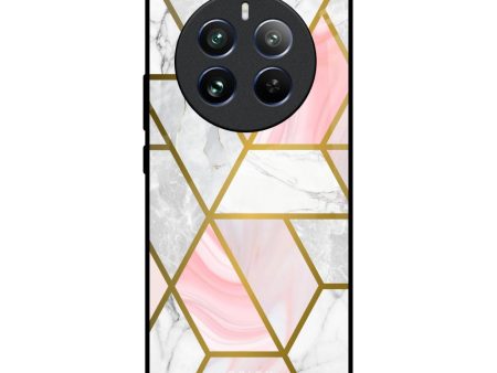 Geometrical Marble Glass Case for Realme 12 Pro Plus 5G Supply